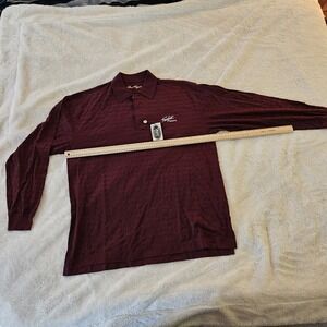 Embroidered Fairfield Glade Resort Ben Hogan Long Sleeve Golf Polo Shirt Men Med